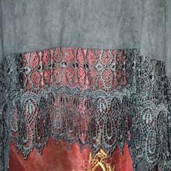 Chico's plus size 2 Black Lace Jacket Blazer - Picture 5 of 7